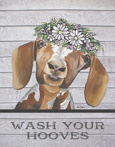 Hooves Metal Sign