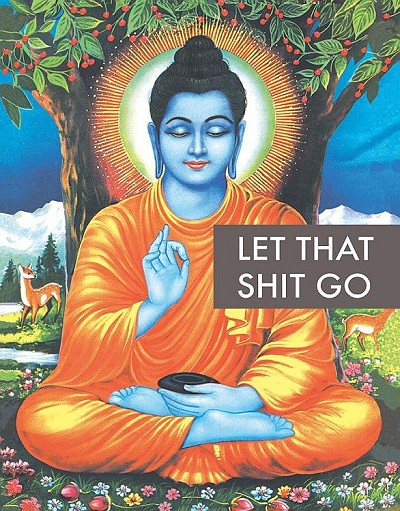 Let Go Metal Sign