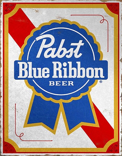 Pabst Blue Ribbon - PBR Metal Sign