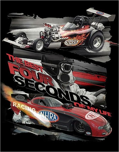 NHRA - 4 Seconds Tin Sign