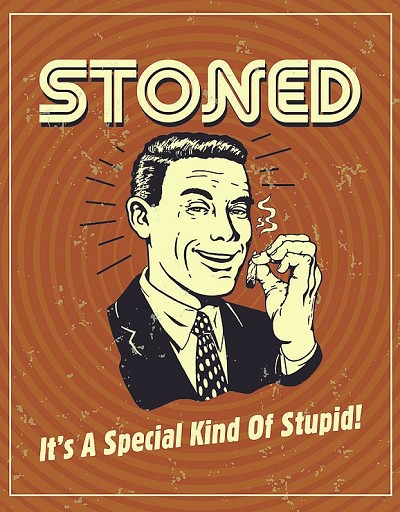 Special Stupid Metal Sign