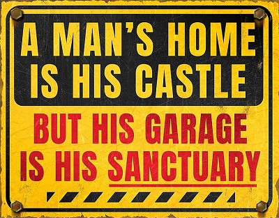 Sanctuary Metal Sign