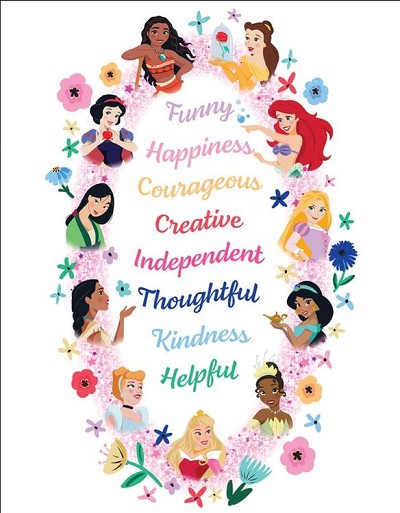 Disney Princesses Metal Tin Sign