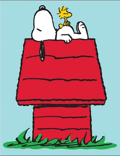 Snoopy and Woodstock Metal Tin Sign