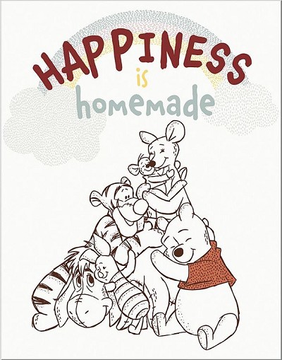 Winnie the Pooh Metal Sign
