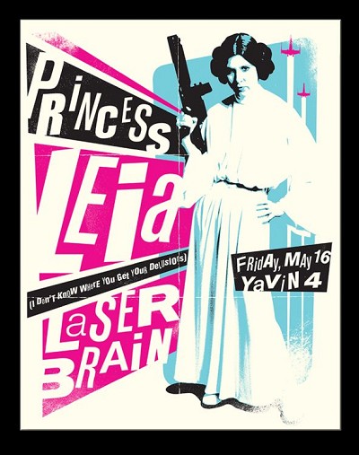 Star Wars - Princess Leia Metal Sign