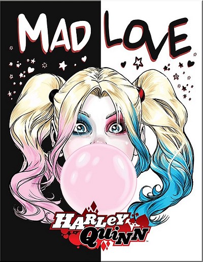 DC - HQ Mad Love Metal Sign
