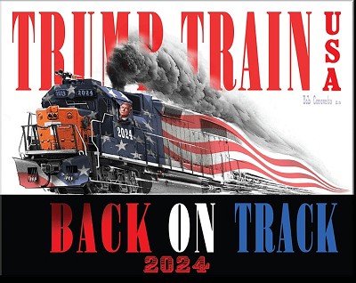 Trump Train Metal Sign