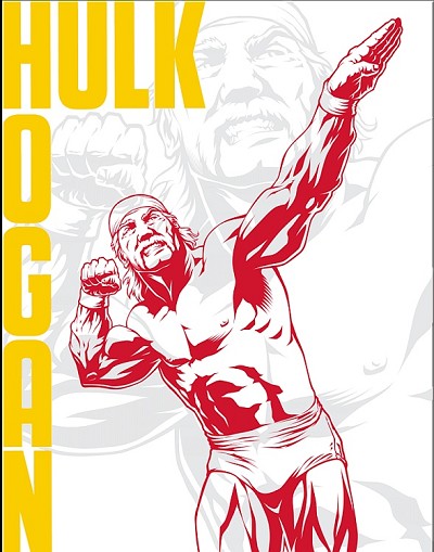 WWE Hulk Hogan Metal Sign