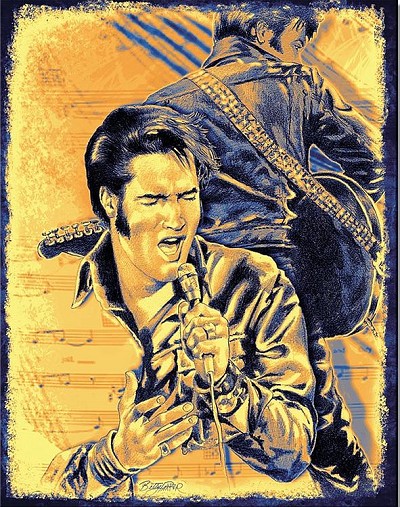 Elvis - Notes Metal Sign
