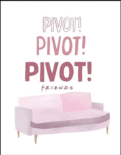 FRIENDS - Pivot Metal Sign