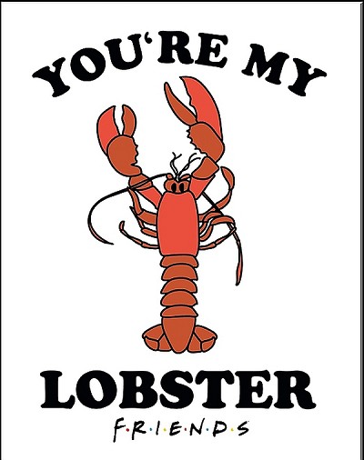 FRIENDS - Lobster Metal Sign