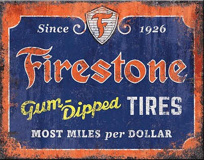 Firestone GD Metal Sign