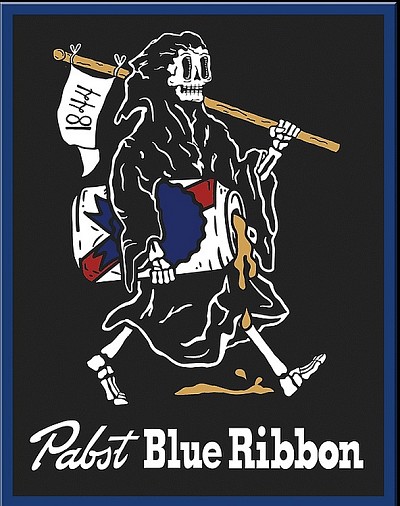 Pabst Reaper Metal Sign