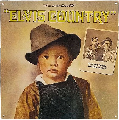 Elvis Country Metal Sign