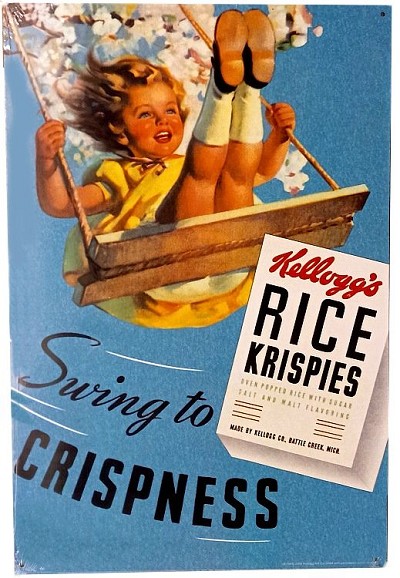 Rice Krispies Metal Sign
