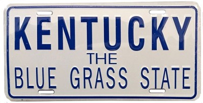 Kentucky License Plate