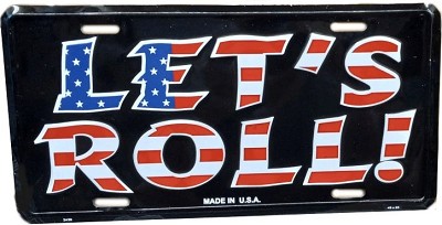 Let's Roll License Plate