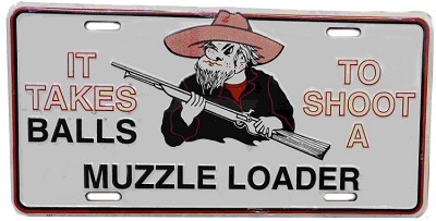 Muzzle Loader License Plate