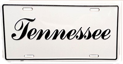 Tennessee License Plate