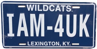 Kentucky I AM 4 UK Blue License Plate