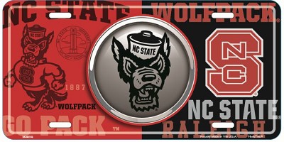 North Carolina State Bullseye License Plate