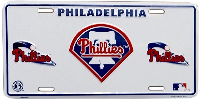 Philadelphia Phillies Logo License Plate