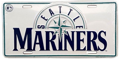 Seattle Mariners License Plate 