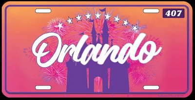 FL- Orlando Stars Light License Plate