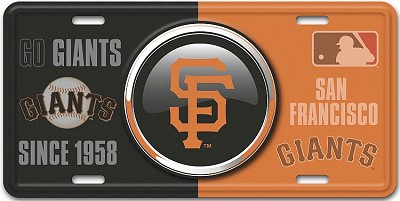 San Francisco Giants II License Plate