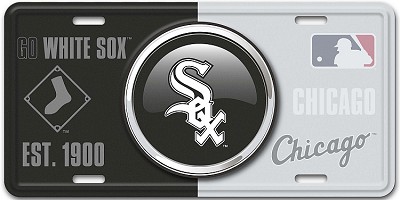 Chicago White Sox Bullseye License Plate