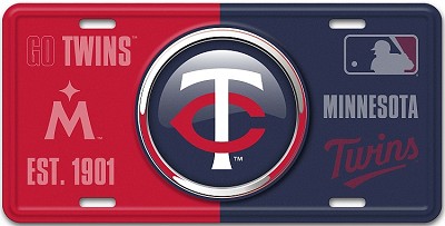 Minnesota Twins Bullseye License Plate