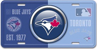 Toronto BlueJays Bullseye License Plate
