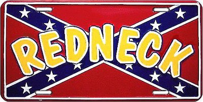 Redneck License Plate