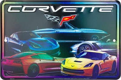 Chevy Corvette II Small Parking Sign