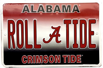 Alabama Tide Roll Small Parking Sign