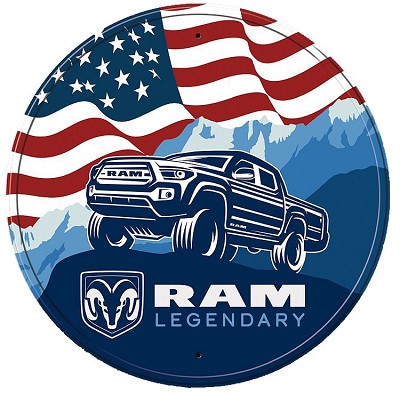 Dodge RAM Legend Round Sign
