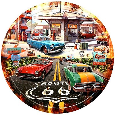Route 66 JQ - Gas Round Sign