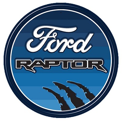 Ford - Raptor Metal Sign