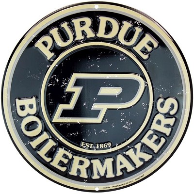 Purdue Boilermakers Round Sign