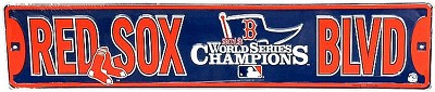 Boston Red Sox 2013 Street Sign