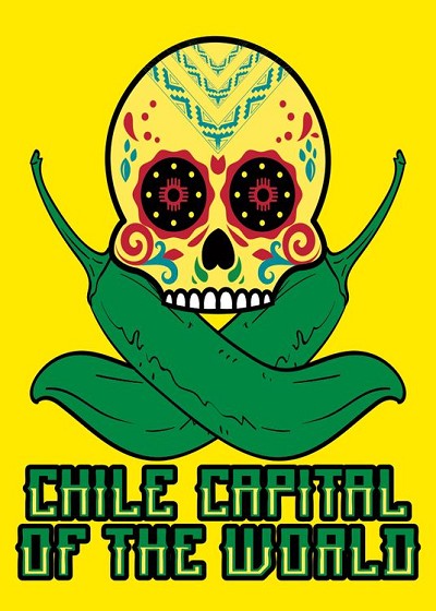 NM Chile Capital Small Sticker