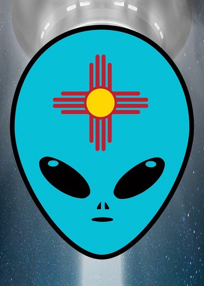 NM Alien Head Small Sticker