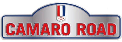 Chevy Camaro Road Sign