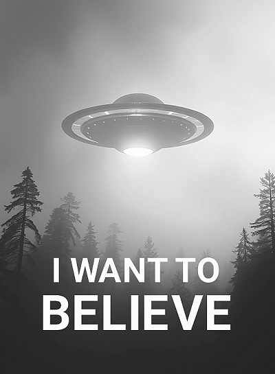 Alien I Want to Believe Magnet