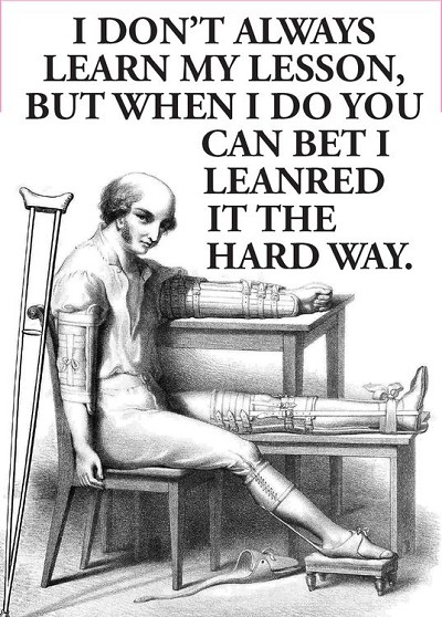 Learn My Lesson Magnet