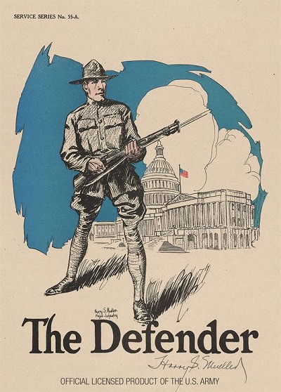 Army The Defender Magnet