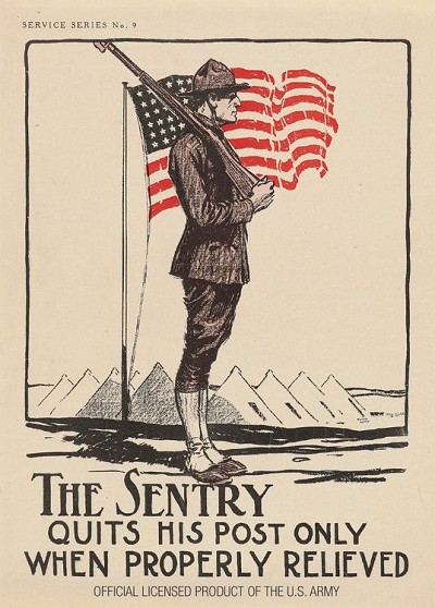 Army The Sentry Magnet