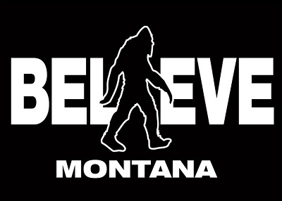 Sasquatch Believe Montana Magnet