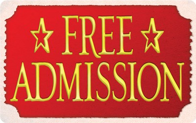 Free Admission Ticket